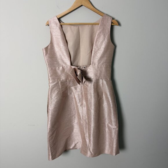 Alfred Sung Pearl Pink Sleeveless Bridesmaid Dress 16 - Picture 2 of 3